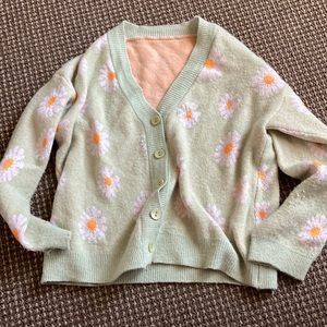 floral sweatshirt!